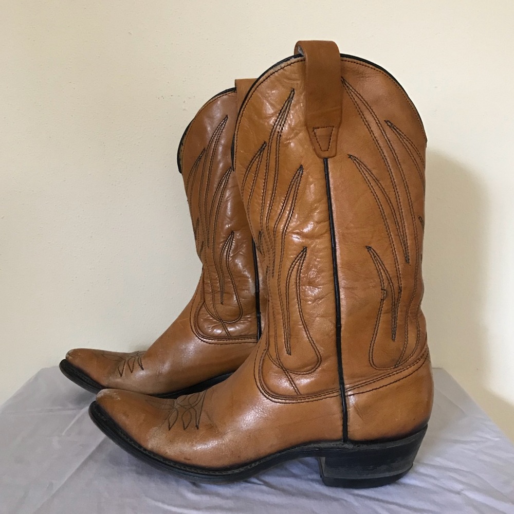 Vintage Wrangler Cowboy Boots